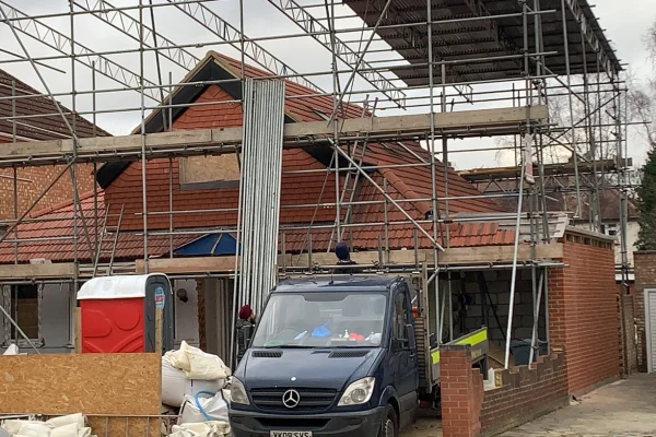 Rear house extension in Isleworth West London